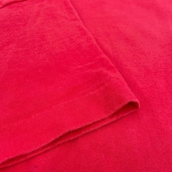 Vintage Fruit of the Loom Ladies Casualwear Single Stitch T Shirt Blank XL Pink - Picture 4 of 5